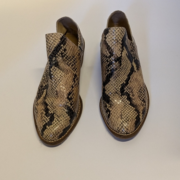 Lucky Brand Fausst Snakeprint Ankle Bootie - Picture 2 of 7